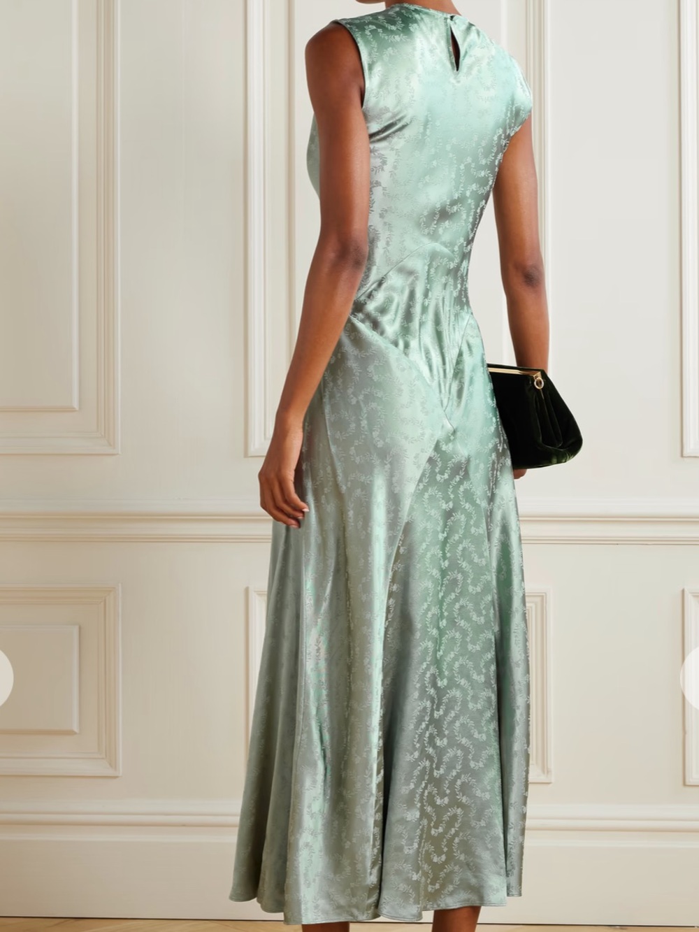 Doen Ginette Dress in Dusty Jade - Picture 2 of 11